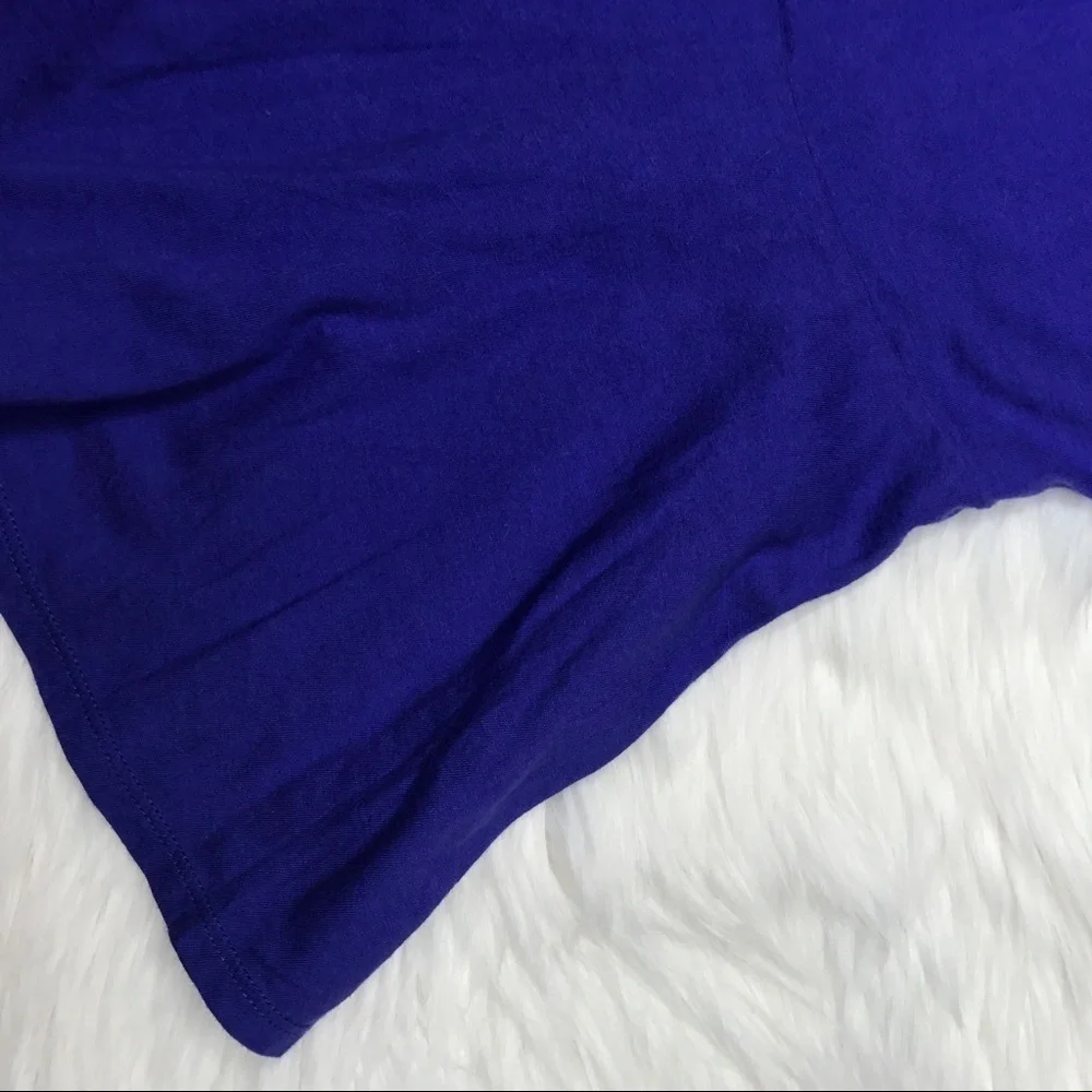 OLD Navy Purple Scoop Neck Fit & Flare Dress